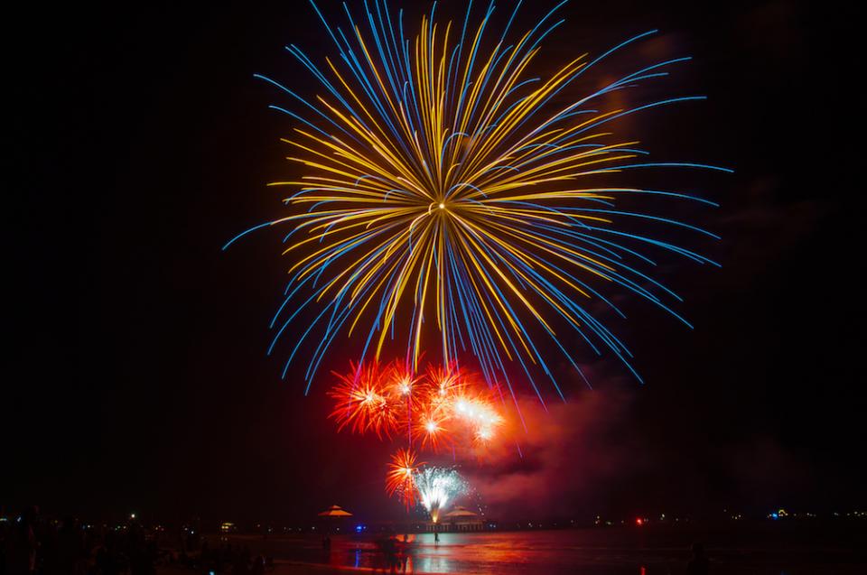 Fireworks on Fort Myer Beach 2 Shutterbug